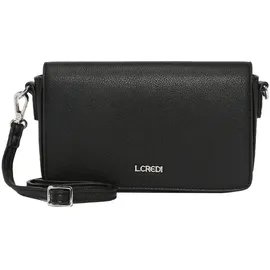 L.Credi Jane Clutch Kunstleder Black