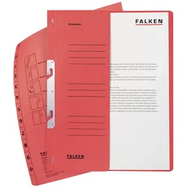 Falken Einhakhefter Karton rot