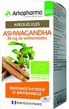 Arkopharma Arkogélules Ashwagandha Bio 45 Kapseln