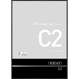 Nielsen Design nielsen Aluminium Bilderrahmen C2, 59,4x84,1 cm (A1), Struktur Schwarz matt