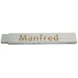 Heka Zollstock Manfred 2 m, weiß