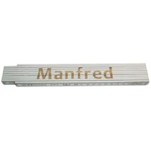 Heka Zollstock Manfred 2 m, weiß