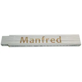Heka Zollstock Manfred 2 m, weiß