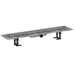 hansgrohe RainDrain Compact Komplettset Duschrinne 56167000 für flache Installation, befliesbar, 800 mm, chrom