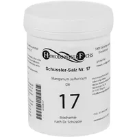 HOMOEOPATHIEFUCHS Schüssler-Salz Nummer 17 Maganum sulfuricum D6 Biochemie 1000 St Tabletten
