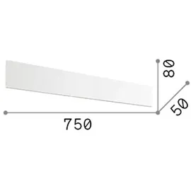 Ideal Lux ZIG zag d75 3000K, Applique, Ideal Lux