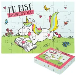 Puzzle Motiv 'Einhorn'