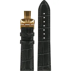 Tissot - Leder Tissot Tradition Lederband Grau 20/18mm T600037721 - alligator-prägung,grau,rind