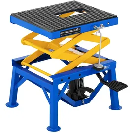 MSW Hebebühne Stahl 35-87 cm blau