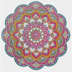 Ursus Diamantenstickerei "Mandala pink"