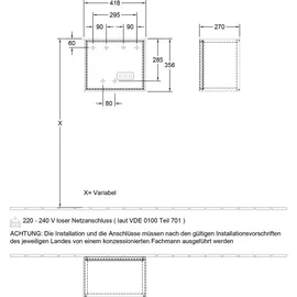Villeroy & Boch Finion F58 418x356x270mm