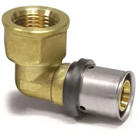 Stabilo-sanitär Pipetec Pressfitting Winkel Übergang 16x2 mm 3/4 Zoll