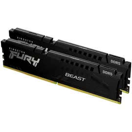 Kingston FURY Beast schwarz DIMM Kit 32GB, DDR5-6400, CL32-39-39 (KF564C32BBEK2-32)