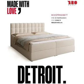 bromarkt Detroit 180 x 200 cm H3 Beige