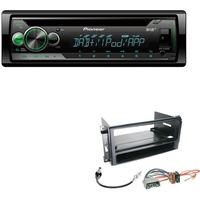 Pioneer DEH-S410DAB 1-DIN CD Digital Autoradio AUX-In USB DAB+ Spotify mit Einbauset für Dodge Nitro 2007-2010