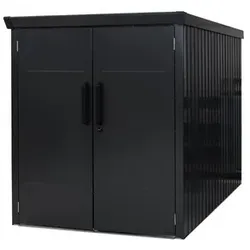 Westmann Fahrradbox »Velos«, BxHxT: 133 x 151 x 222 cm, Stahl, inkl. Boden - schwarz