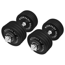 Bad Company Guss Kurzhantel-Set 90Kg (2x45) Hantelscheiben) Hantelset