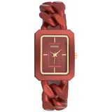 Oozoo Damen Armbanduhr Timepieces Analog Kunststoff rot UOC11277 - Rot