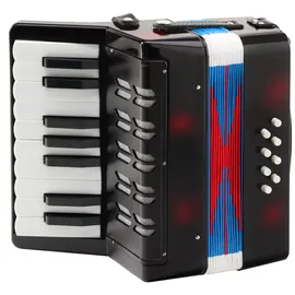 Classic Cantabile Bambino Kinder-Akkordeon, schwarz, 8 Bässe