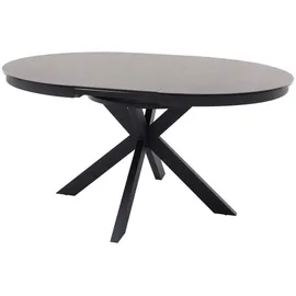 MCA Furniture Keramiktisch Ø schwarz ¦ Maße cm H: 76 Ø: 120.0