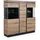 Sconto Highboard 167 x 164 x 40 cm Braun