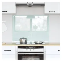 vidaXL Küchenrückwand Milch 80 x 60 cm Gehärtetes Glas