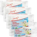 Jeden Tag Feuchtes Toilettenpapier Sensitive 70 Tücher | Parfümfrei, pH Hautneutral, 100% Biologisch abbaubar | für eine mildende und hygienische Reinigung (4er Pack)