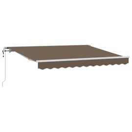 vidaXL Einziehbare Markise 3,5 x 2 m taupe