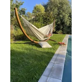 La Siesta Hängematte Modesta latte Doppel. Beige Creme