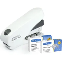 Rapesco RAPESCO® Heftgerät Germ-Savvy ECO Luna Less Effort weiß,