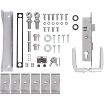GAH Alberts Alberts Zubehör-Set für Einzeltor Flexo, bis 120 cm Höhe, Gartentor-Zubehör, feuerverzinkt