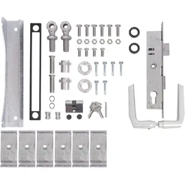 GAH Alberts Alberts Zubehör-Set für Einzeltor Flexo, bis 120 cm Höhe, Gartentor-Zubehör, feuerverzinkt