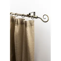 Gardinenstange GARESA "Roma", gold (altmessingfarben), L:160cm, Gardinenstangen