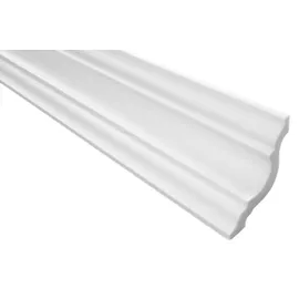 Marbet Design Stuckleisten XPS Styropor weiß - Deckenleisten Deckenstuck Leisten E-Leisten - (50 Meter / 25 Leisten E-25)