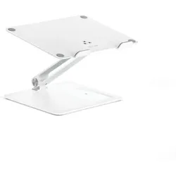 Alogic Elite Aluminum Laptop Stand Wireless Charger White