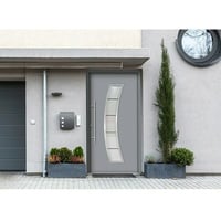 Splendoor Haustür Thermodoor PLUS SP10G  (100 x 210 cm, DIN Anschlag: Links, Verkehrsgrau)