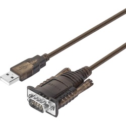 Unitek Y-108 USB v.2.0 RS232 Schwarz Kabelschnittstellen-/adapter (0.19 m), Schnittstellenkabel