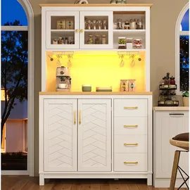 Okwish Buffetschrank 105,5 x 40 x 180 cm Weiß