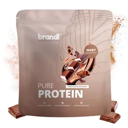 brandl® Premium Proteinpulver Whey Schoko | Eiweißpulver mit natürlichem Aroma 1000 g