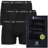 Lerros Boxershorts 3er Pack schwarz XL