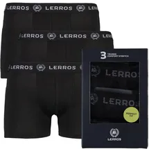 Lerros Boxershorts 3er Pack schwarz XL