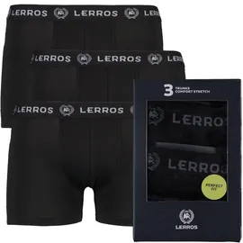 Lerros Boxershorts 3er Pack schwarz XL