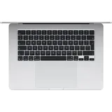 Apple MacBook Air 15 Zoll, M4, 15,3 Zoll, 2880 x 1864, 16 GB, 512 GB SSD, M4, Sequoia, Silber, 1R - Silber