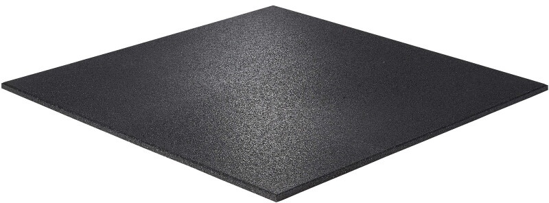 TRENDY SPORT Bodenmatte Rubber Flooring Segura 1000 Randstück schwarz 1,5 cm