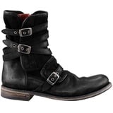 ORANDESIGNE Herren Western Cowboystiefel Vintage Motorradstiefel Winter Männer Leder Kurzschaft Stiefel Unisex Erwachsene Reiterstiefel Arbeitsstiefel D Schwarz 40 - 40 EU