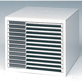 Styro Schubladenbox styrokay 27 x 0 x 34,5 cm 12-tlg. weiß