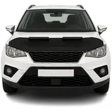 Omac Haubenbra Steinschlagschutz Bonnet Bra kompatibel mit Seat Arona 2017-2026 Schwarz Halb