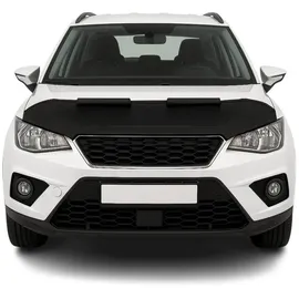 Omac Haubenbra Steinschlagschutz Bonnet Bra kompatibel mit Seat Arona 2017-2026 Schwarz Halb