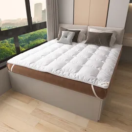 Jekatex Duo Premium 5 Sterne Matratzenauflage allergikerfreundlich 120 x 200 cm weiß