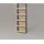 livinity® Weinregal 60 x 180 cm Goldkraft Eiche/Anthrazit
